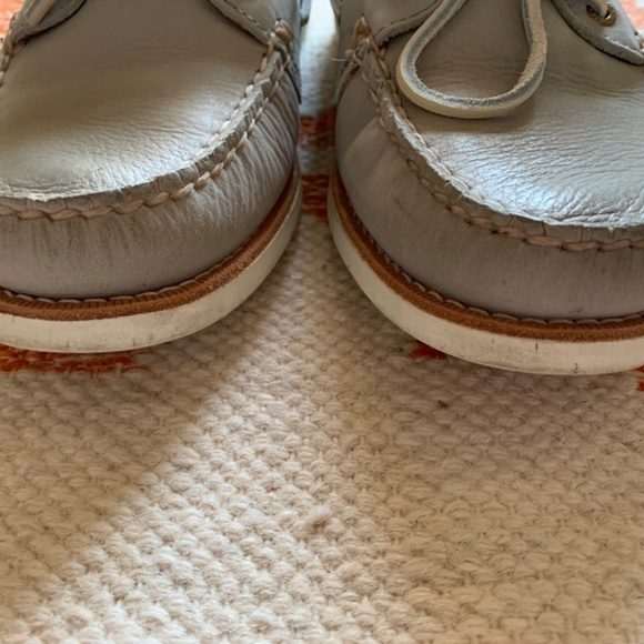 SPERRY TOP-SIDER A/O GOLD CUP BOAT SHOES WOMENS 9 LIGHT GREY - Picture 9 of 14